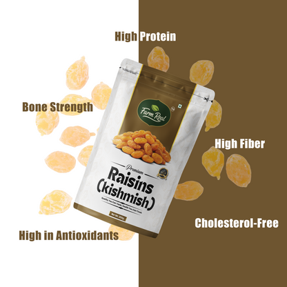 Farm Real | Premium Seedless Green Raisins