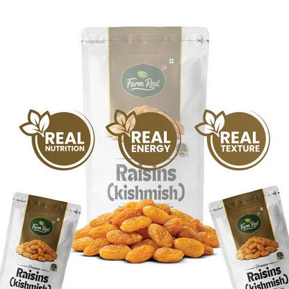Farm Real | Premium Seedless Green Raisins